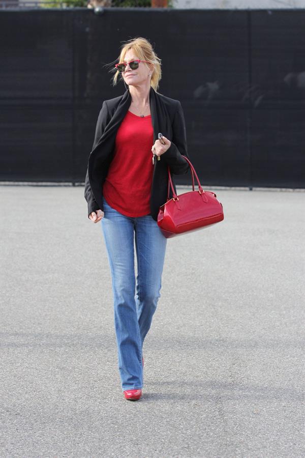 Melanie Griffith Leaving Mafield store in West Hollywood (May 8, 2013) 