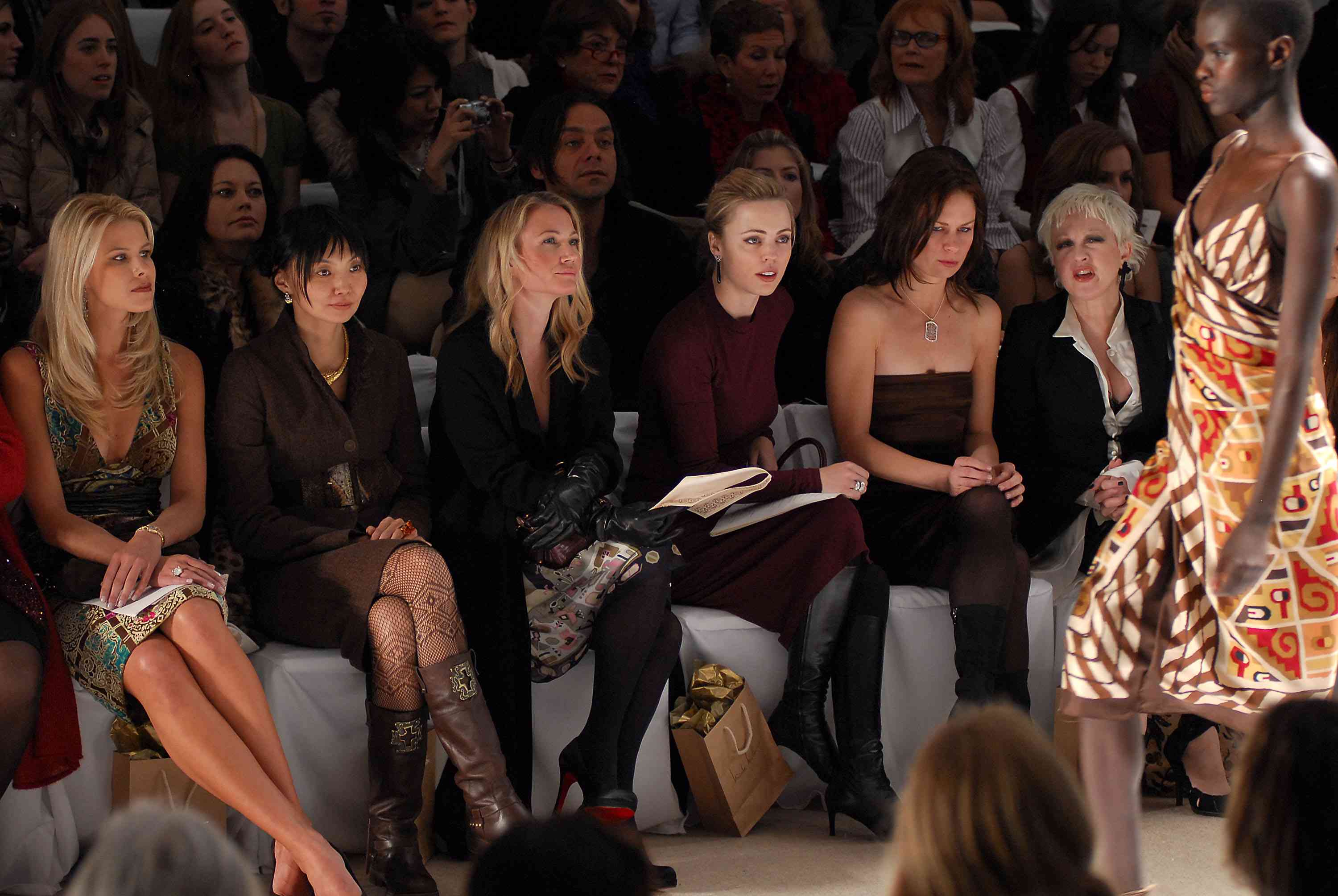 Melissa George 'Nicole Miller' Fashion Show - Mercedes Benz Fashion Week (February 2, 2007) 