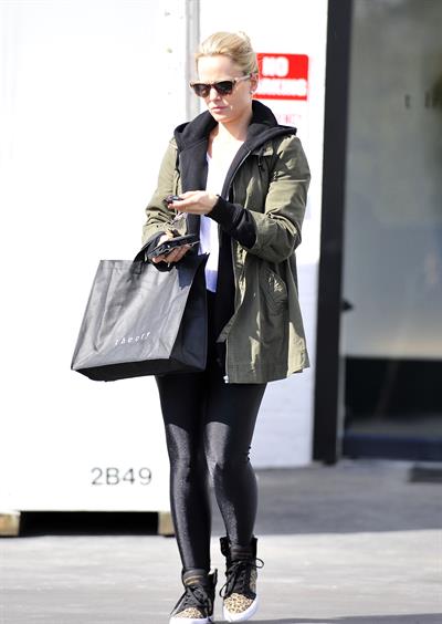 Mena Suvari - Out and about in Beverly Hills on February 21, 2013