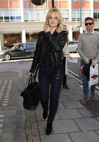 Mena Suvari outside the BBC Radio One studios October 4, 2012 