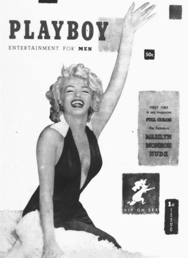 Marilyn Monroe 1953 Playboy cover Marilyn Monroe 1953 Playboy cover