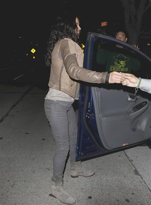 Michelle Rodriguez leaving the Madeo Restaurant in Hollywood, Los Angeles on April 3, 2013 
