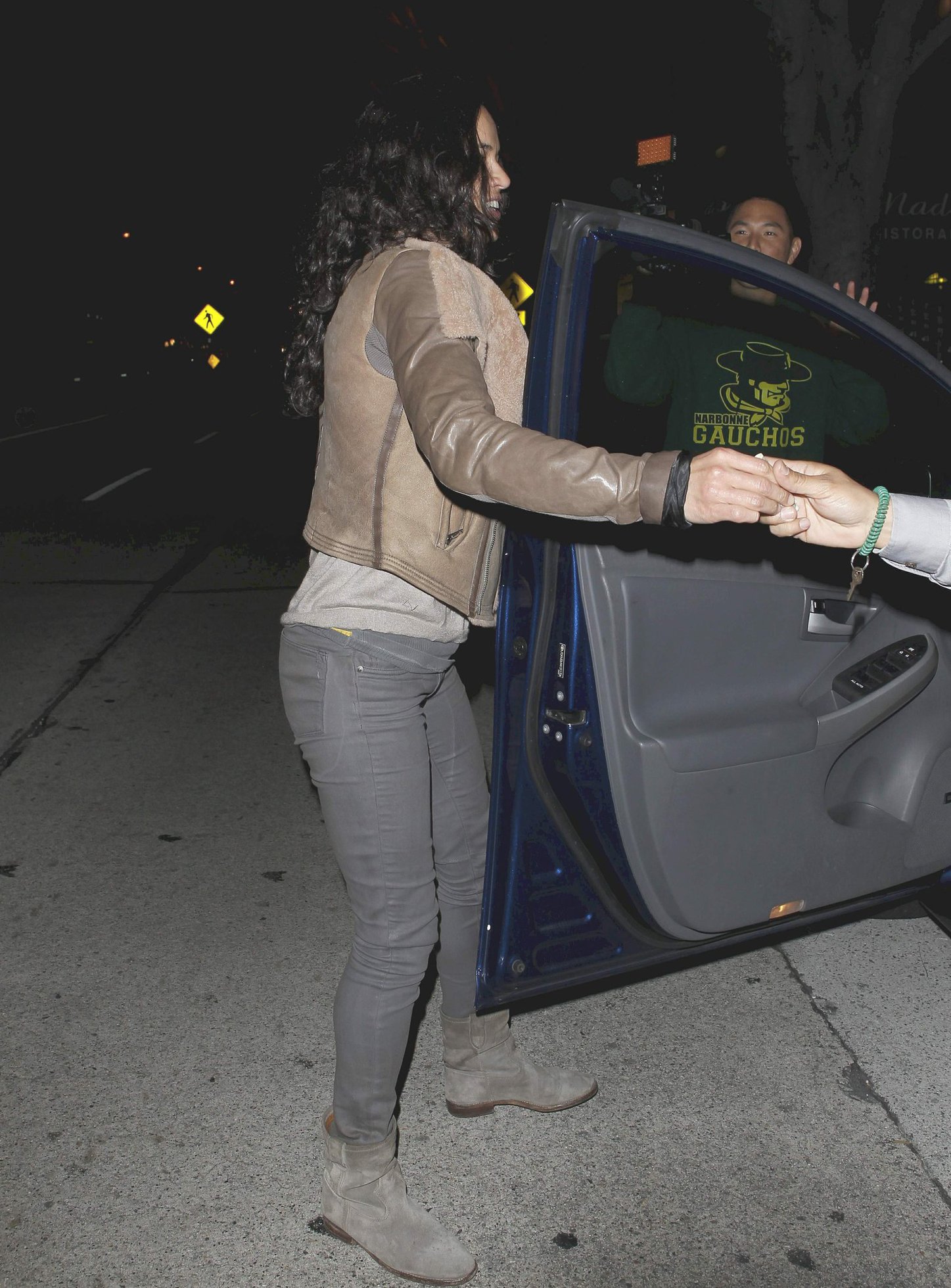 Michelle Rodriguez Pictures Michelle Rodriguez leaving the Madeo Restaurant in Hollywood, Los Angeles on April 3, 2013