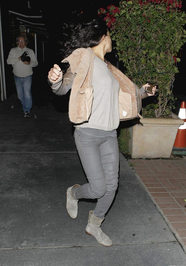 Michelle Rodriguez leaving the Madeo Restaurant in Hollywood, Los Angeles on April 3, 2013 