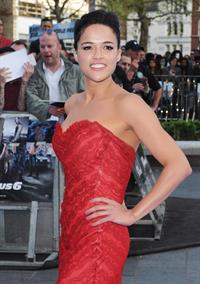 Michelle Rodriguez at the Fast and Furious 6 premiere, London - May 7, 2013 