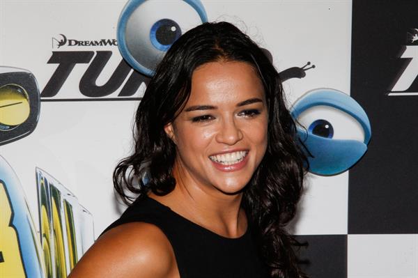 Michelle Rodriguez at the  Turbo  New York Premiere on July 9, 2013 