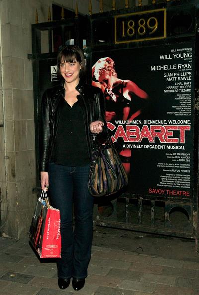 Michelle Ryan The Savoy Theatre in London - October 4,2012 