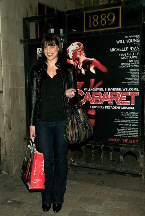 Michelle Ryan The Savoy Theatre in London - October 4,2012 