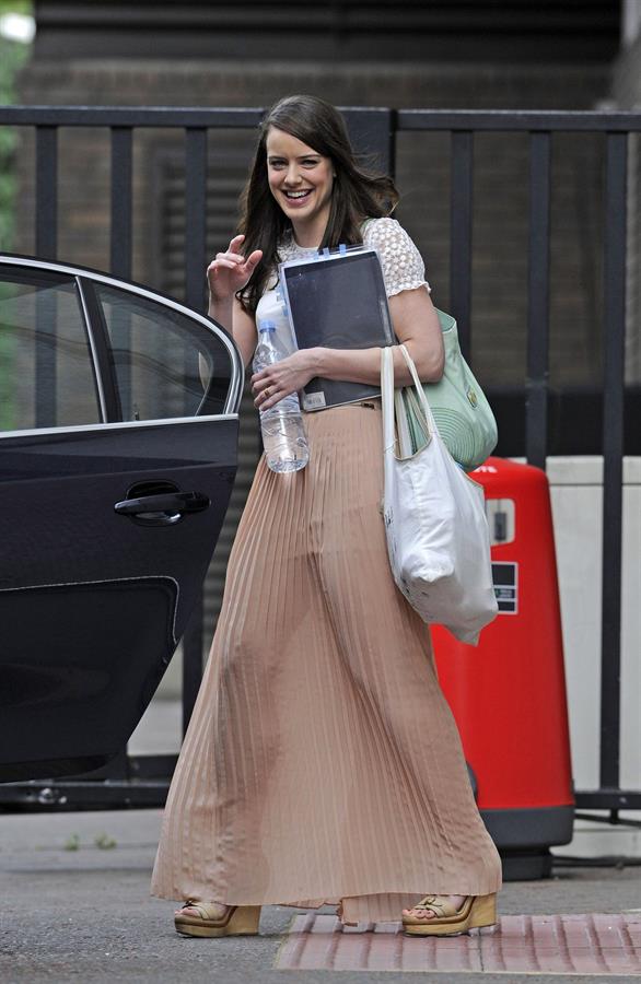 Michelle Ryan - Arriving at ITV Studios - August 21, 2012