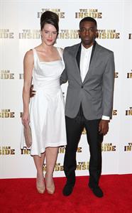 Michelle Ryan attends 'The Man Inside' UK film premiere at the Vue Leicester Square on July 24, 2012 in London, England