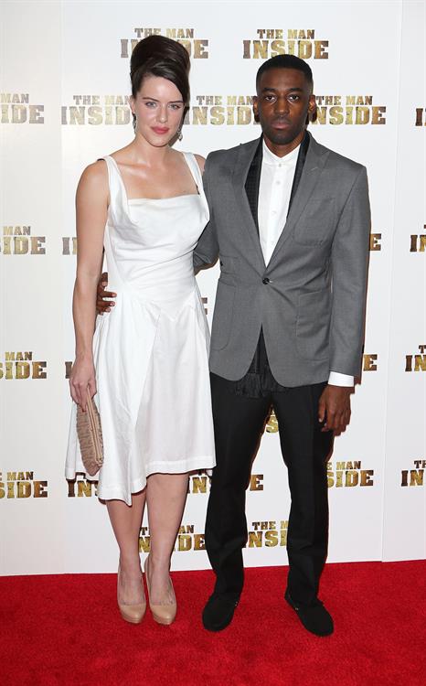 Michelle Ryan attends 'The Man Inside' UK film premiere at the Vue Leicester Square on July 24, 2012 in London, England