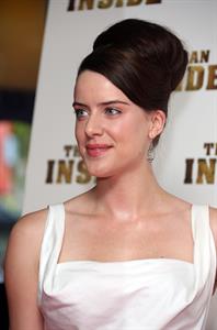Michelle Ryan attends 'The Man Inside' UK film premiere at the Vue Leicester Square on July 24, 2012 in London, England