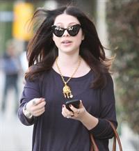 Michelle Trachtenberg Leaving Salon Benjamin in West Hollywood - November 6, 2012