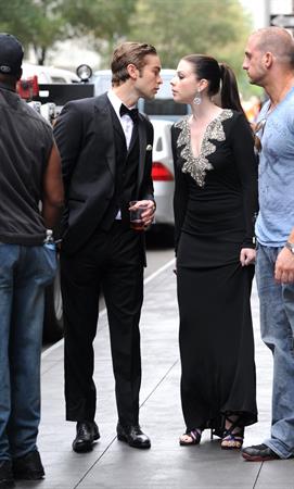 Michelle Trachtenberg - Gossip Girl set in New York City - August 21, 2012