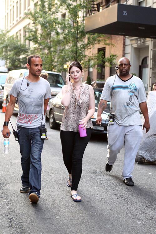 Michelle Trachtenberg - On the set of  Gossip Girl  in New York City - August 10, 2012