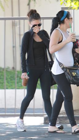 Mila Kunis leaving exercise class in West Hollywood 10/23/12 