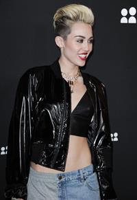 Miley Cyrus Attends the Myspace relaunch at The El Rey Theater in Los Angeles on June 12, 2013