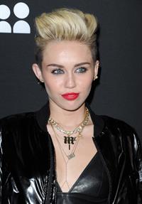 Miley Cyrus Attends the Myspace relaunch at The El Rey Theater in Los Angeles on June 12, 2013