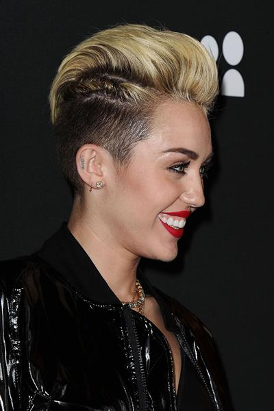 Miley Cyrus Attends the Myspace relaunch at The El Rey Theater in Los Angeles on June 12, 2013