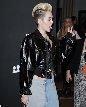 Miley Cyrus Attends the Myspace relaunch at The El Rey Theater in Los Angeles on June 12, 2013