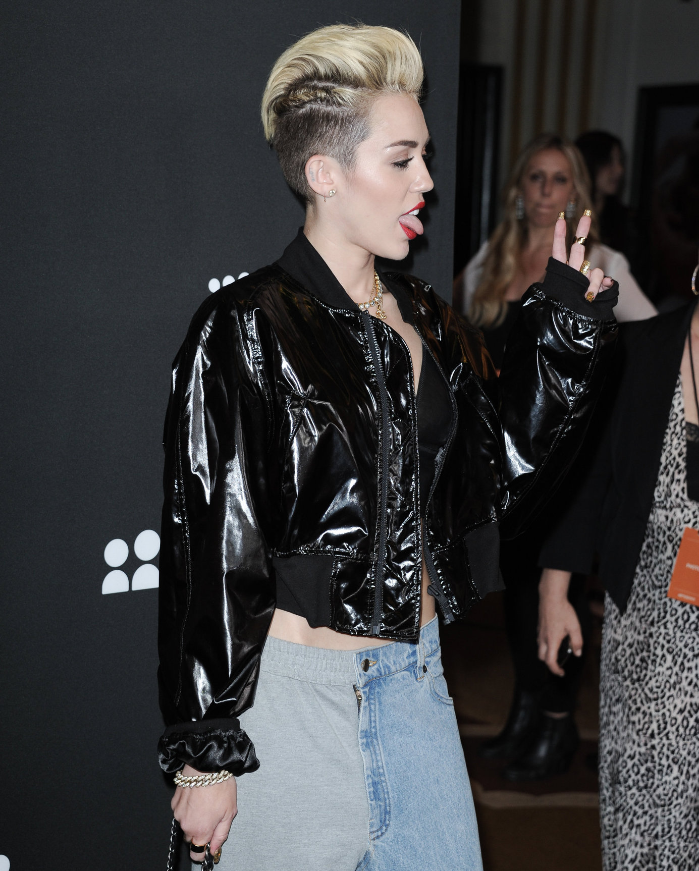 Miley Cyrus Attends the Myspace relaunch at The El Rey Theater in Los Angeles on June 12, 2013