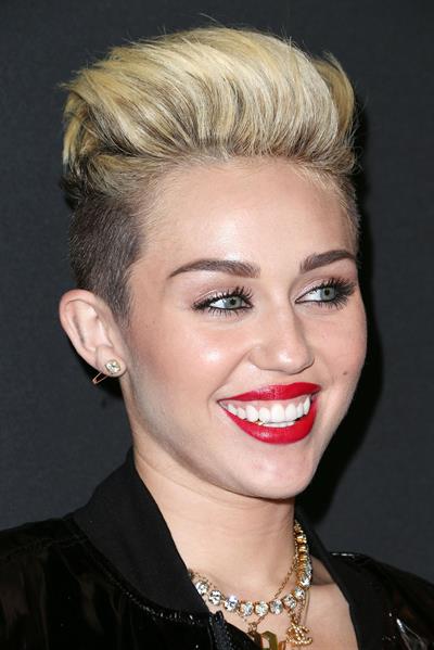 Miley Cyrus Attends the Myspace relaunch at The El Rey Theater in Los Angeles on June 12, 2013