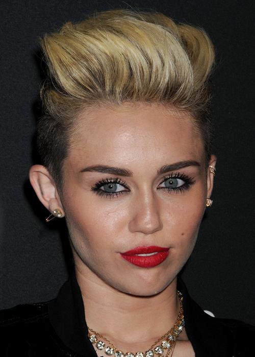 Miley Cyrus Attends the Myspace relaunch at The El Rey Theater in Los Angeles on June 12, 2013