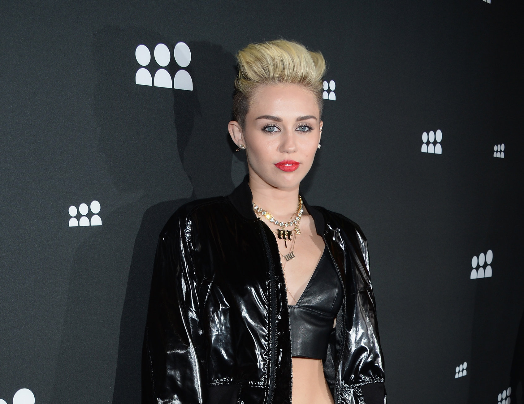 Miley Cyrus Attends the Myspace relaunch at The El Rey Theater in Los Angeles on June 12, 2013
