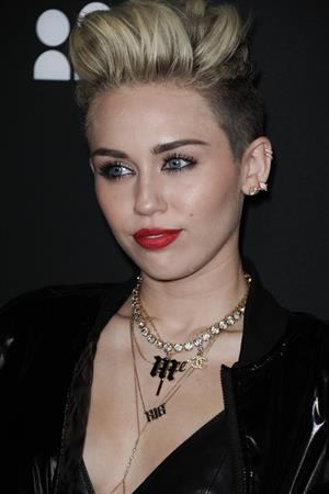 Miley Cyrus Attends the Myspace relaunch at The El Rey Theater in Los Angeles on June 12, 2013