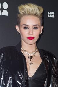 Miley Cyrus Attends the Myspace relaunch at The El Rey Theater in Los Angeles on June 12, 2013