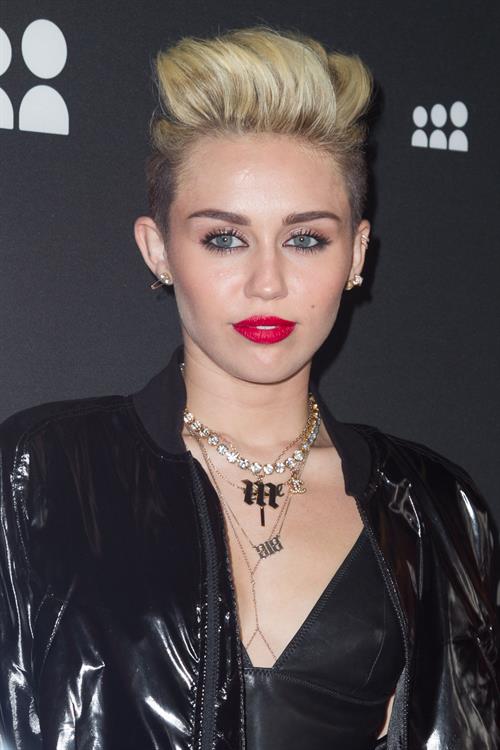 Miley Cyrus Attends the Myspace relaunch at The El Rey Theater in Los Angeles on June 12, 2013
