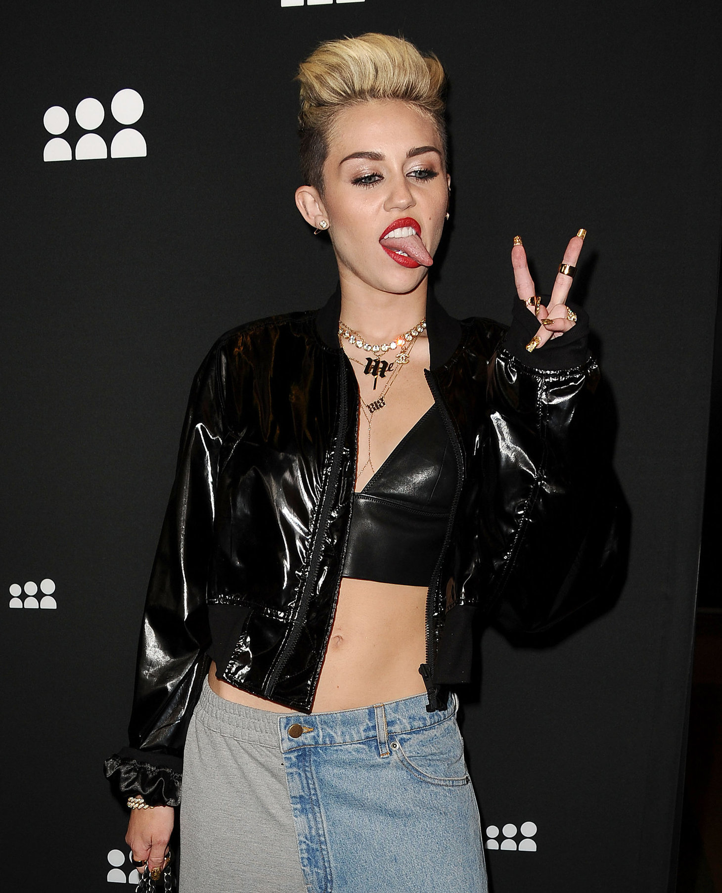 Miley Cyrus Attends the Myspace relaunch at The El Rey Theater in Los Angeles on June 12, 2013