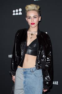 Miley Cyrus Attends the Myspace relaunch at The El Rey Theater in Los Angeles on June 12, 2013
