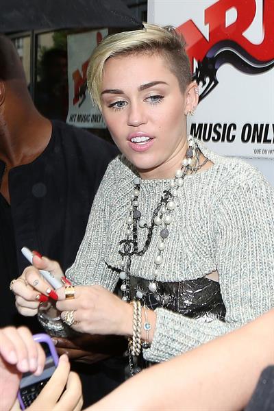 Miley Cyrus in Paris 9/9/13  