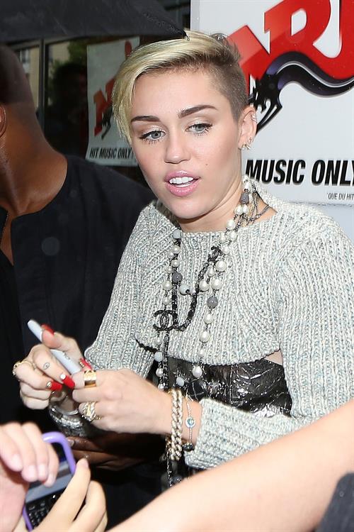 Miley Cyrus in Paris 9/9/13  