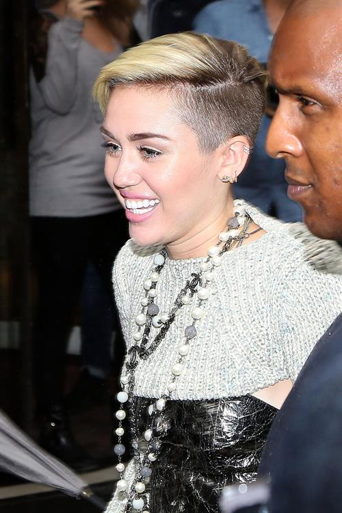 Miley Cyrus in Paris 9/9/13  