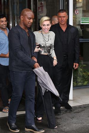 Miley Cyrus in Paris 9/9/13  