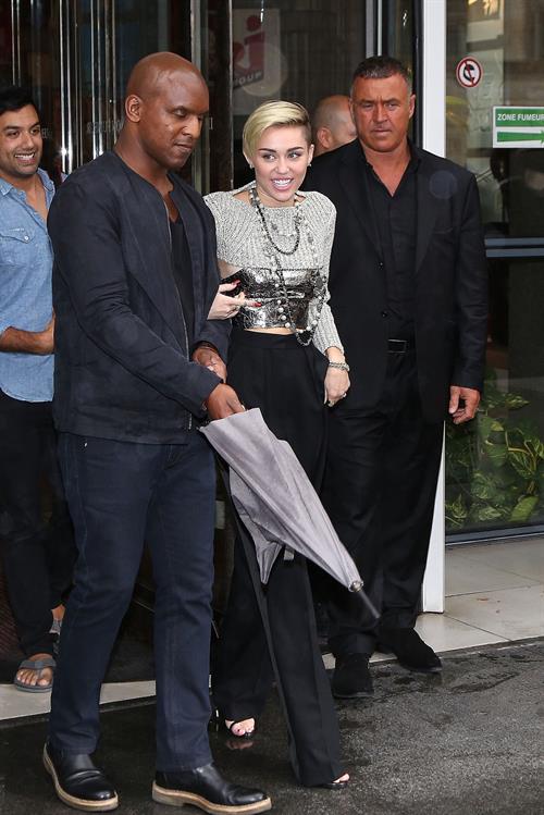 Miley Cyrus Pictures Miley Cyrus in Paris 9/9/13
