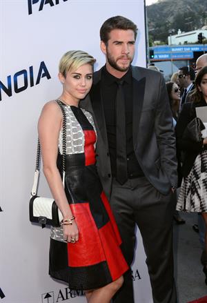 Miley Cyrus  Paranoia  Los Angeles Premiere -- Aug. 8, 2013 
