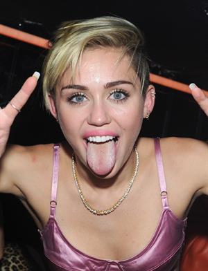 Miley Cyrus – “Bangerz” release party, NYC 10/8/13  