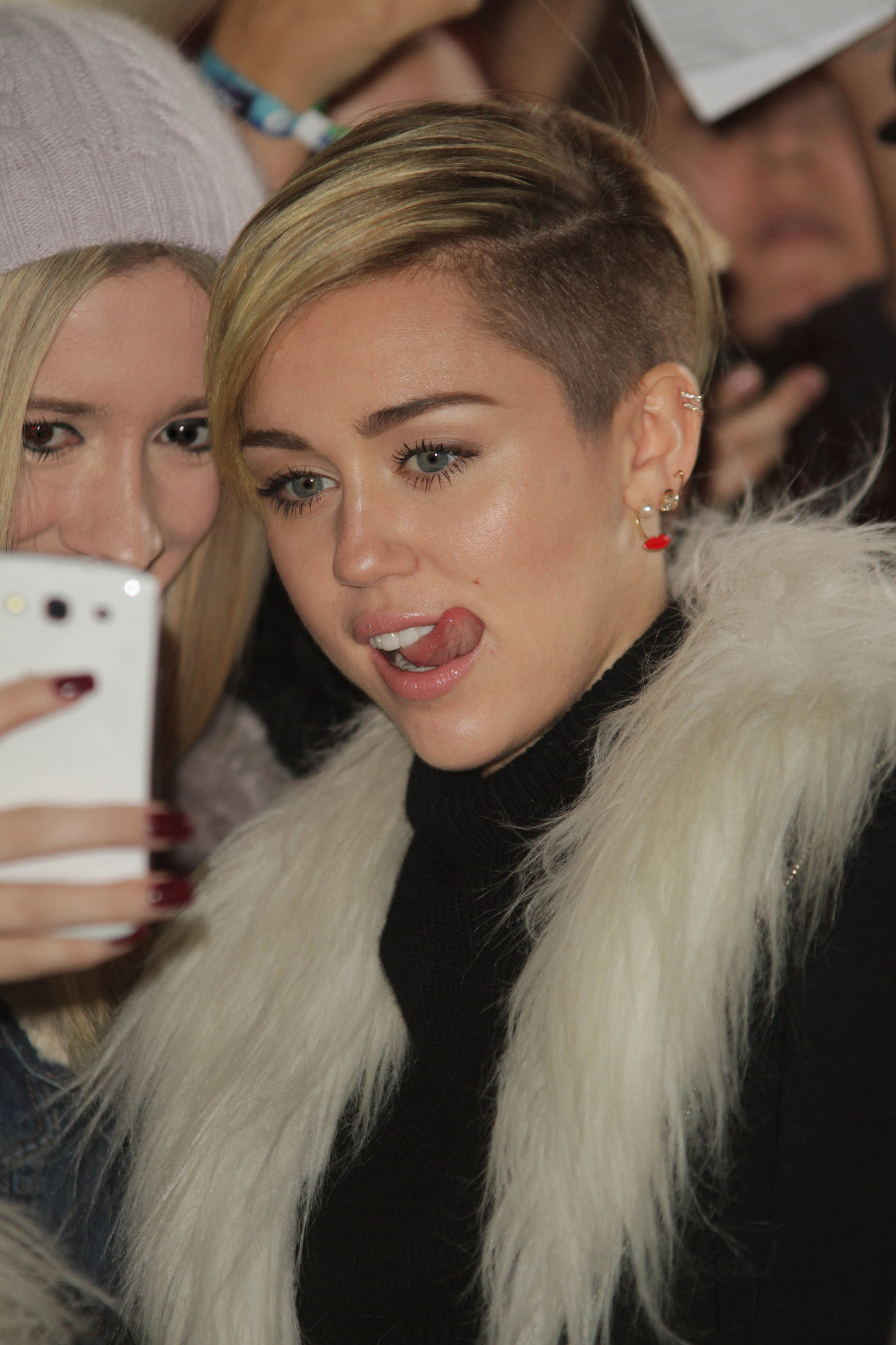 Miley Cyrus – BBC Radio 1 arrival in London 11/12/13  