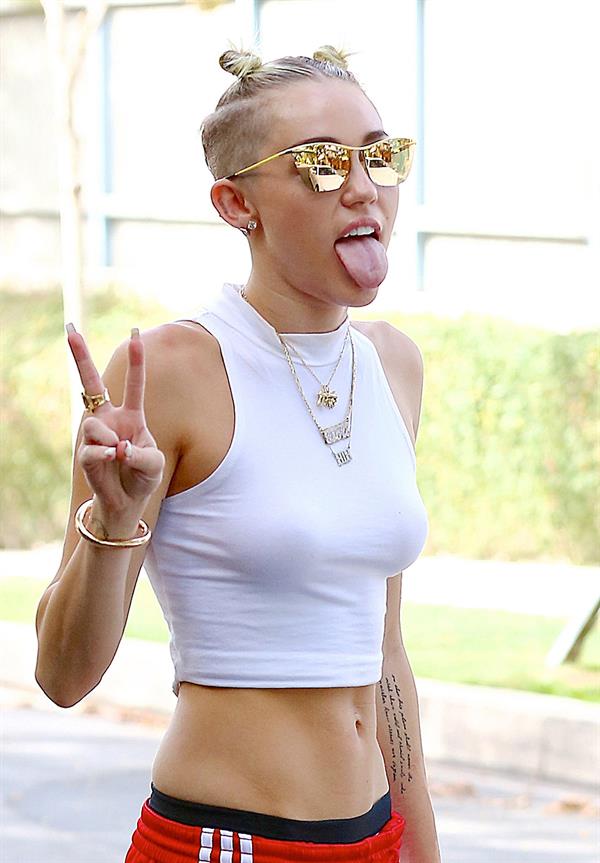 Miley Cyrus candids in Los Angeles 8/31/13  