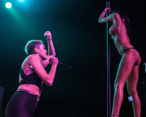 Miley Cyrus Borgore's Christmas Creampies Concert in Hollywood 12/8/12 