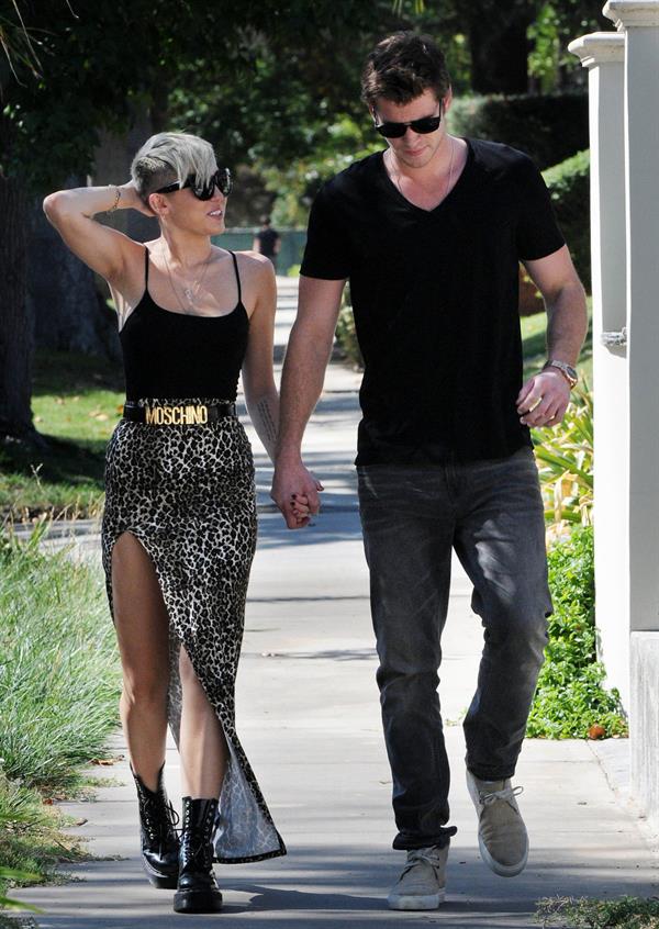 Miley Cyrus out and about in Studio City 10/19/12 