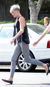 Miley Cyrus out and about in LA 10/9/12 
