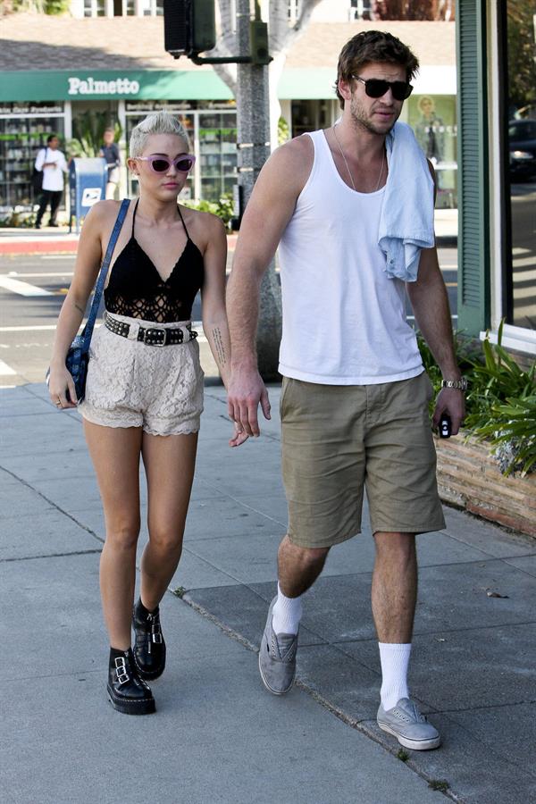 Miley Cyrus out and about in Santa Monica 9/29/12 