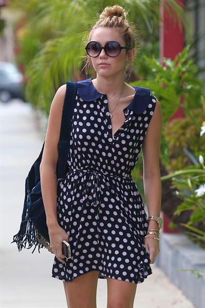 Miley Cyrus - Shopping in West Hollywood (04-06-12)