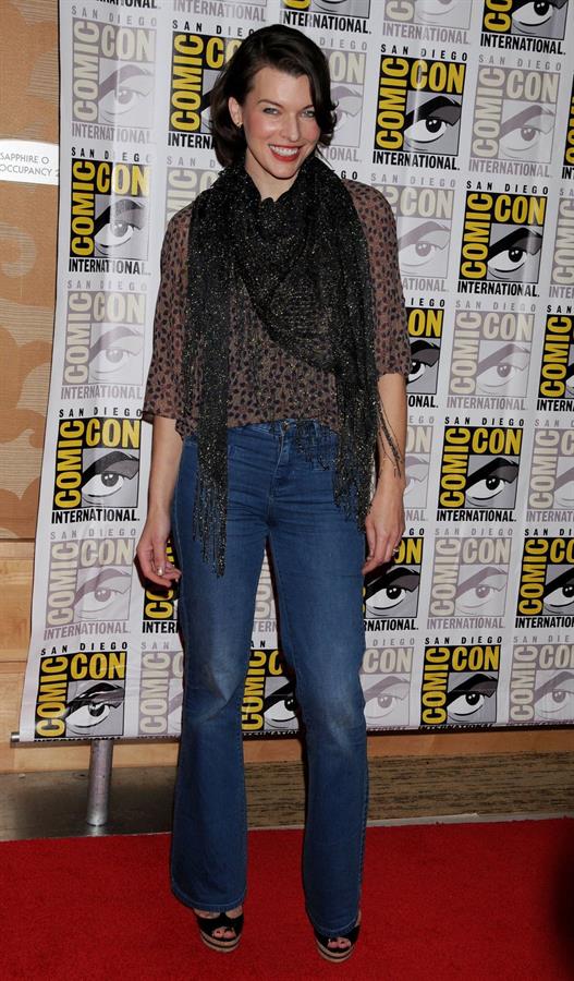 Milla Jovovich -  Resident Evil: Retribution  Press Room at Comic-Con 2012 in San Diego (July 13, 2012)
