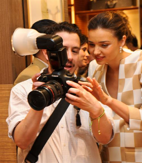 Miranda Kerr Louis Vuitton store opening in Cancun 1/25/13 