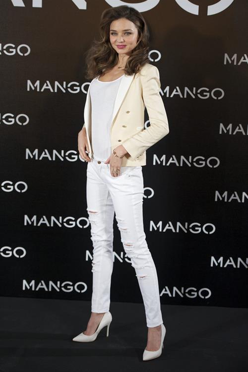 Miranda Kerr introduced as the new Face of Mango in Madrid, Spain 12/11/12 